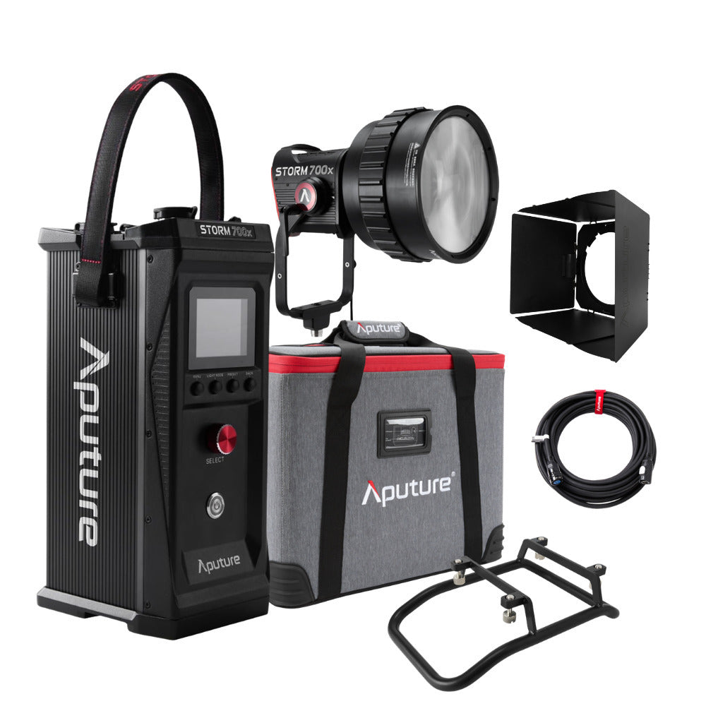 Aputure Storm 700x High-Output LED Monolight with Accessories Bundle