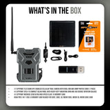 Spypoint Flex Cellular Trail Camera (4 Pack) with Solar Panel and Accessories