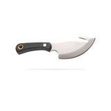 Knives of Alaska Light Hunter D2 Tool Steel Blade with Leather Sheath (Black)