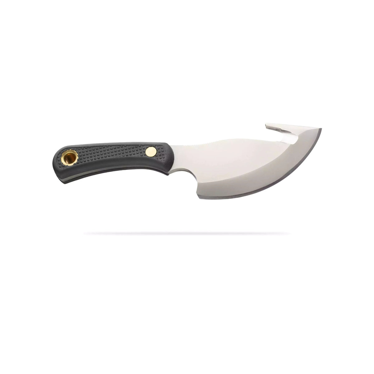 Knives of Alaska Light Hunter D2 Tool Steel Blade with Leather Sheath (Black) (Open Box)