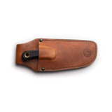Knives of Alaska Light Hunter D2 Tool Steel Blade with Leather Sheath (Black) (Open Box)