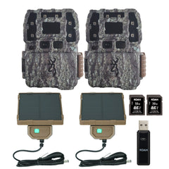 Browning Strike Force Pro 26MP Trail Camera (2 Pack) Bundle with Accessories