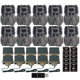 Browning Strike Force Pro 26MP Trail Camera (10 Pack) Bundle with Accessories
