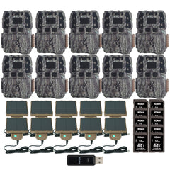 Browning Strike Force Pro 26MP Trail Camera (10 Pack) Bundle with Accessories