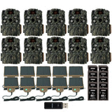 Browning Trail Camera Strike Force FHDR 40MP (10-Pack) with Accessories Bundle