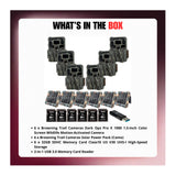 Browning Trail Cameras Dark Ops Pro X 1080 Motion-Activated Camera Bundle