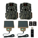 Browning Trail Camera Strike Force FHDR 40MP (2-Pack) with Accessories Bundle