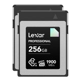 Lexar Diamond Series Professional 256GB CFexpress Type-B Memory Card (2-Pack) (Open Box)