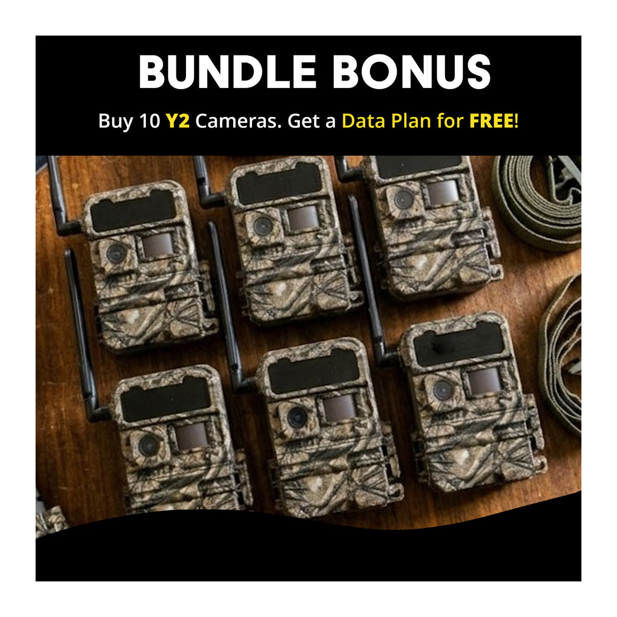 Yellowstone Y2 Black Wide Lens Camera Bundle with 5,000 mAh Battery Pack, and High-Speed Card Reader