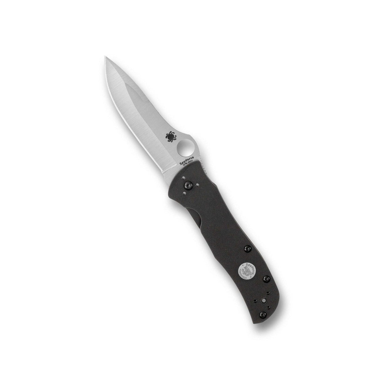 Spyderco Starmate Black G-10 CPM 20CV Sprint Run Folding Knife with LinerLock