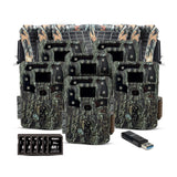 Browning Trail Cameras Strike Force Pro X Trail Camera Bundle (6-Pack, Camo)
