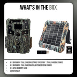 Browning Trail Cameras Strike Force Pro X Trail Camera Bundle (6-Pack, Camo)