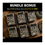 Yellowstone Y2 Black Wide Lens Camera Bundle with 5,000 mAh Battery Pack, and Card Reader (2-Pack)