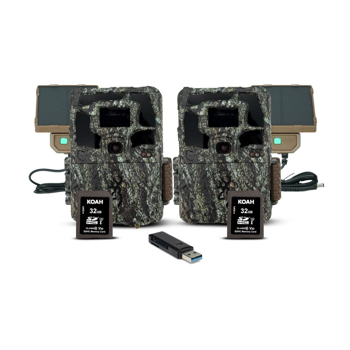 Browning Dark Ops Pro X 1080 Trail Camera (2-Pack) with Accessories Bundle