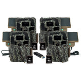 Browning Dark Ops Pro X 1080 Trail Camera (4-Pack) with Accessories Bundle