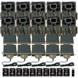 Browning Dark Ops Pro X 1080 Trail Camera (10-Pack) with Accessories Bundle