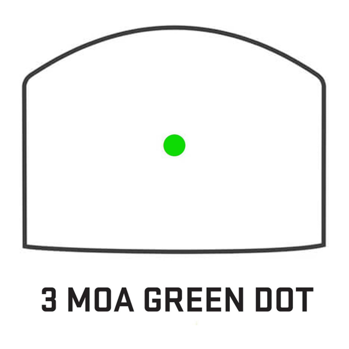 SIG SAUER Romeo-RS PRO Reinforced Steel 8 Brightness Modes Red Dot Sight (3 MOA Green Dot)