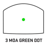 SIG SAUER Romeo-RS PRO Reinforced Steel 8 Brightness Modes Red Dot Sight (3 MOA Green Dot)
