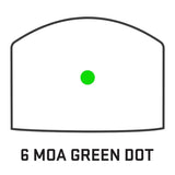 SIG SAUER Romeo-RS PRO Reinforced Steel 8 Brightness Modes Reflex Sight (6 MOA Green Dot)