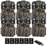 Browning Recon Force Elite Ultra Non-Cellular Trail Camera (6 Pack) Bundle