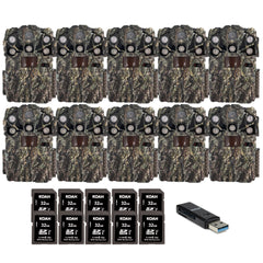 Browning Recon Force Elite Ultra Non-Cellular Trail Camera (10 Pack) Bundle