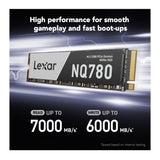 Lexar 4TB NQ780 SSD PCIe Gen4 NVMe M.2 2280 Internal Solid State Drive