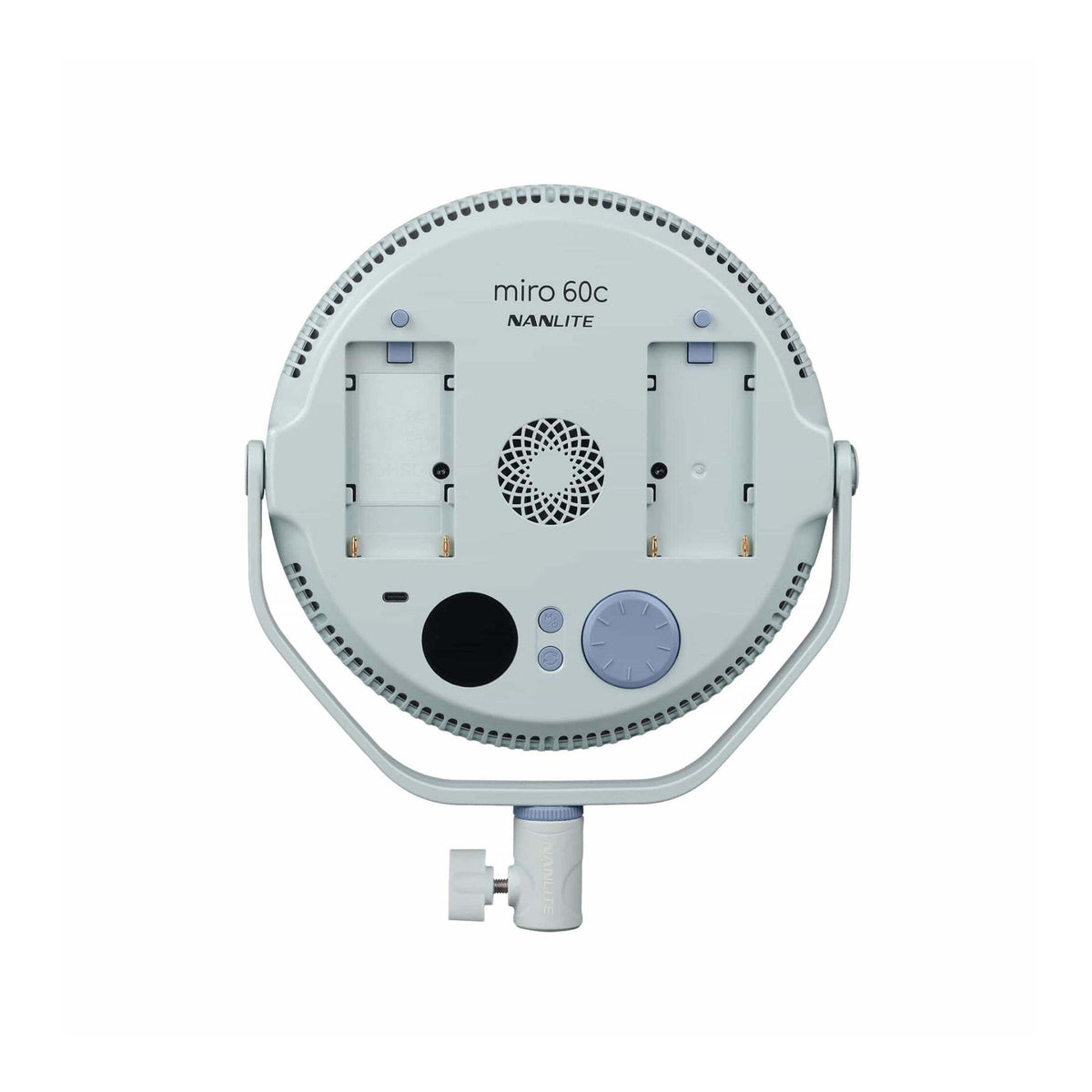 Nanlite Miro 60c RGB Round LED Light Panel with Light Stand (Mint Blue) (Open Box)
