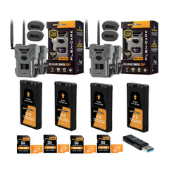 Spypoint FLEX-DARK -Enabled Cellular Trail Camera with Accessories Bundle