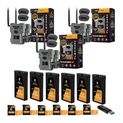 Spypoint FLEX-DARK -Enabled Cellular Trail Camera with Accessories Bundle