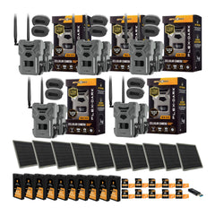 Spypoint FLEX-DARK -Enabled Cellular Trail Camera with Solar Panel and Accs