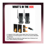 Spypoint FLEX-S DARK Cellular Night Vision Trail Camera (Gray) with Accessories