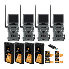 Spypoint FLEX-S DARK Cellular Night Vision Trail Camera (Gray) with Accessories