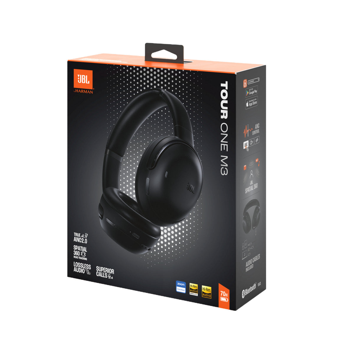 JBL Tour One M3 Over-Ear Noise Cancelling Headphones (Black) (Open Box)