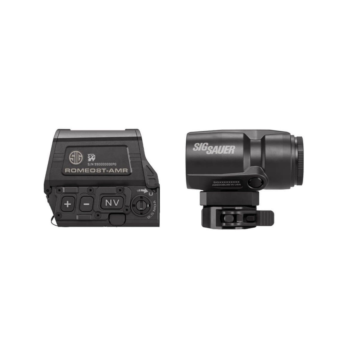 SIG SAUER ROMEO8T-AMR 1x40mm Red Dot Sight & JULIET3T-AMR 3x22mm Magnifier Combo