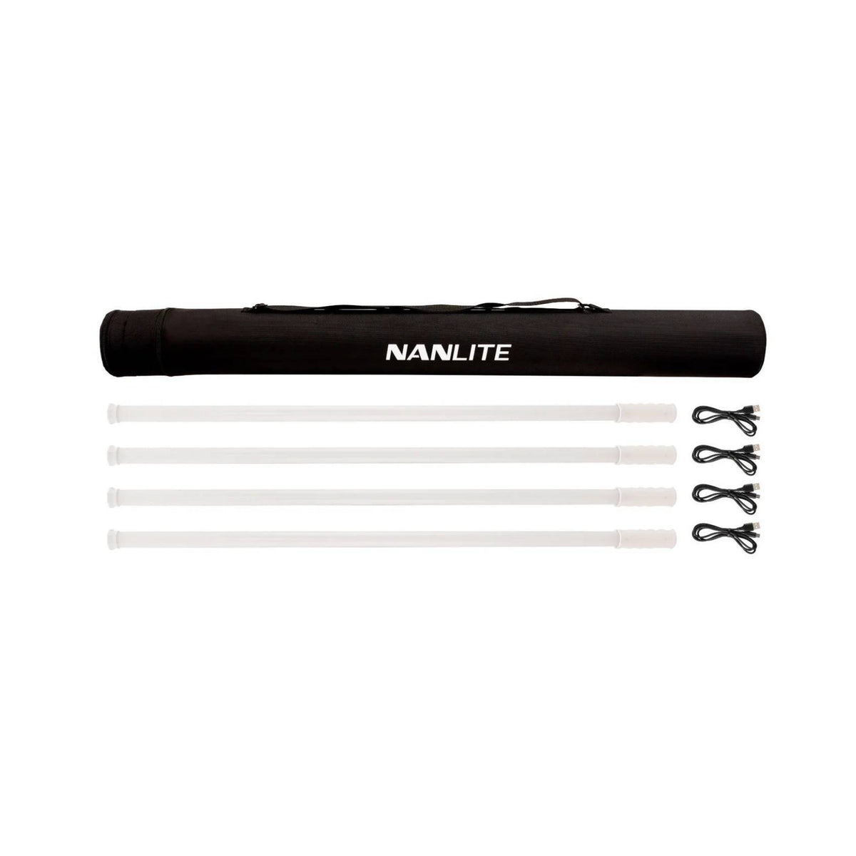 Nanlite PavoTube T8-7X RGBWW LED Pixel Tube 4-Light Kit (Open Box)
