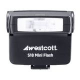 Westcott S18 Mini On-Camera Flash with Universal Hot Shoe Compatibility