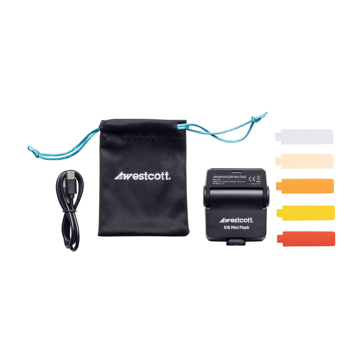 Westcott S18 Mini On-Camera Flash with Universal Hot Shoe Compatibility