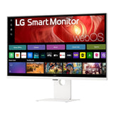 LG 37 Inch 4K UHD Smart Monitor IPS webOS AirPlay 2 Built-In Speaker (White)