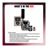Spartan GoLive 4G/LTE 1080p Trail Camera (Verizon) Bundle with Accessories