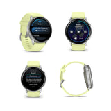 Garmin Venu 4 45mm AMOLED (Silver/Citron) GPS Smartwatch with Earbuds Bundle