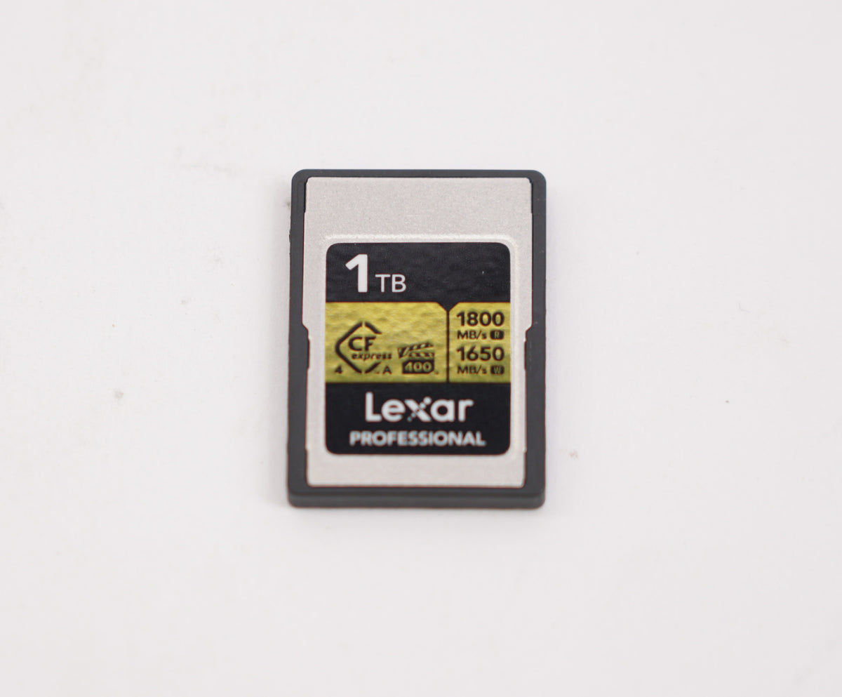 Lexar 1TB Professional GOLD CFexpress 4.0 Type A Memory Card (Used)