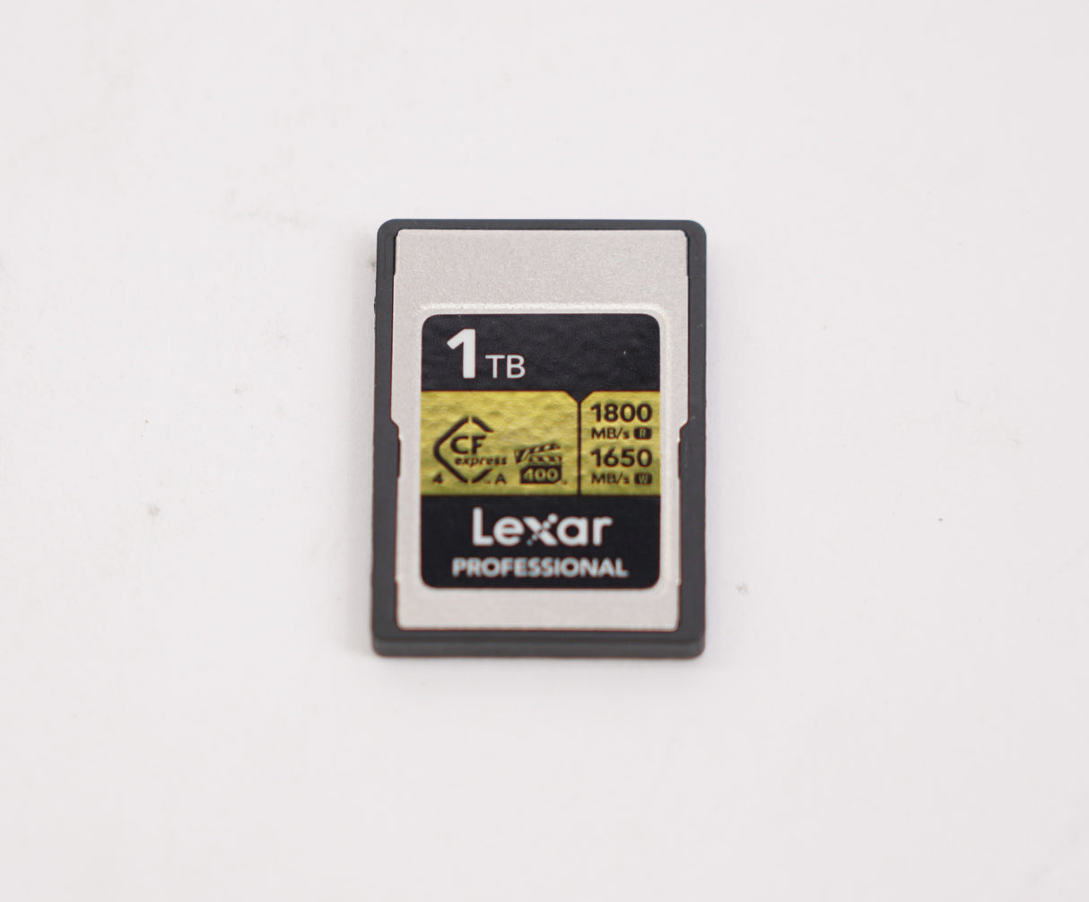 Lexar 1TB Professional GOLD CFexpress 4.0 Type A Memory Card (Used)