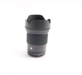 Sigma 23mm F1.4 DC DN Contemporary Lens for Fujifilm X-Mount (Used)