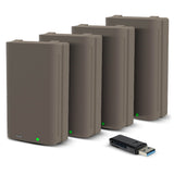 Stealth Cam FieldMax Max-Pak Lithium Battery Cartridge (4-Pack) with Memory Card Reader Bundle
