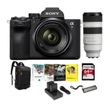 Sony Alpha 7V Mirrorless Camera with 28-70mm II and 70-200mm Lens Bundle