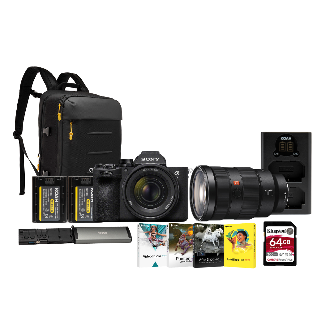 Sony Alpha 7V Mirrorless Camera with 28-70mm II Lens & 28-70mm f/2 Lens Bundle