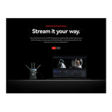 Pyro Ultra Receiver 4K60 UHD Wireless Video HDMI and SDI Streaming System Black