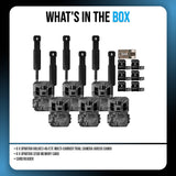 Spartan GoLive3 4G/LTE Multi-carrier Trail Camera (Areus Camo) 6-Pack Bundle