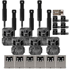 Spartan GoLive3 4G/LTE Multi-Carrier Trail Camera (Areus Camo) 6-Pack Bundle