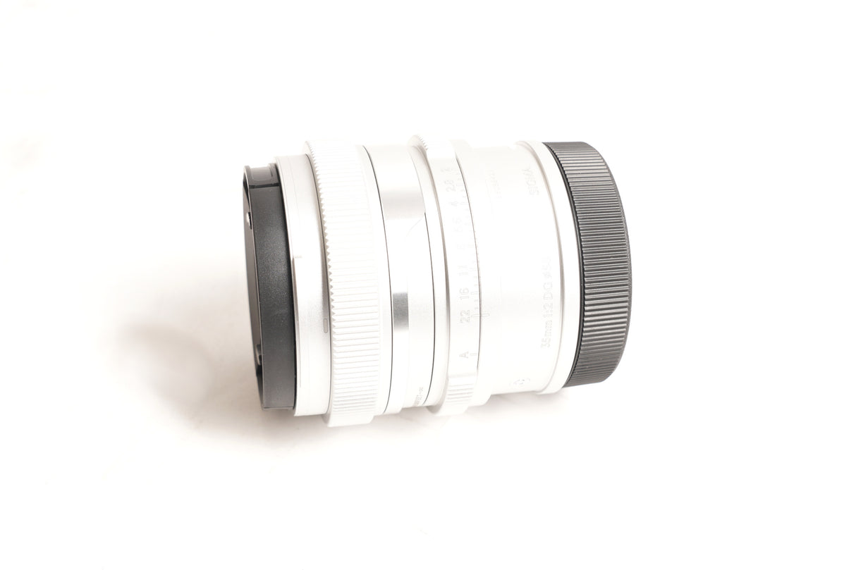 Sigma 35mm F2 DG Silver Contemporary Lens for L Mount (Used)